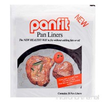 Panfit Frying Pan Liners Total of 100 Pan Liners Great for Healthy Frying / Cooking without Oil. Easy Clean Up! - B01IMRENYQ